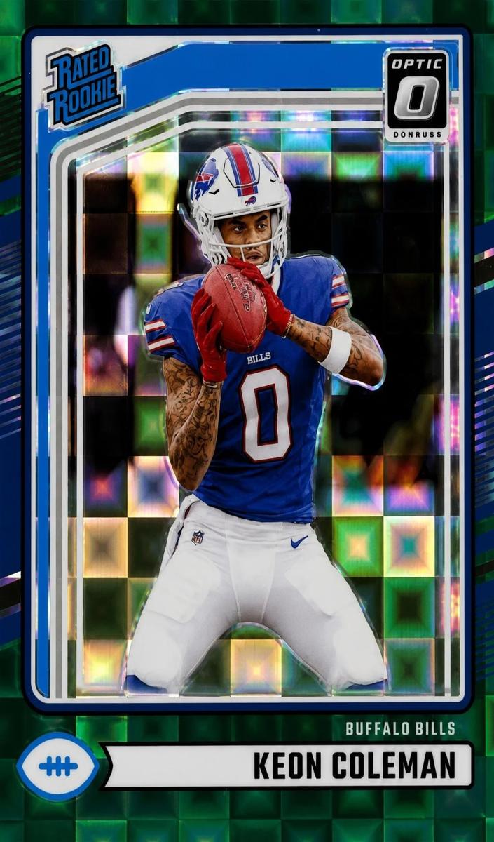 2024 Panini Donruss Football Green Pandora Keon Coleman #358