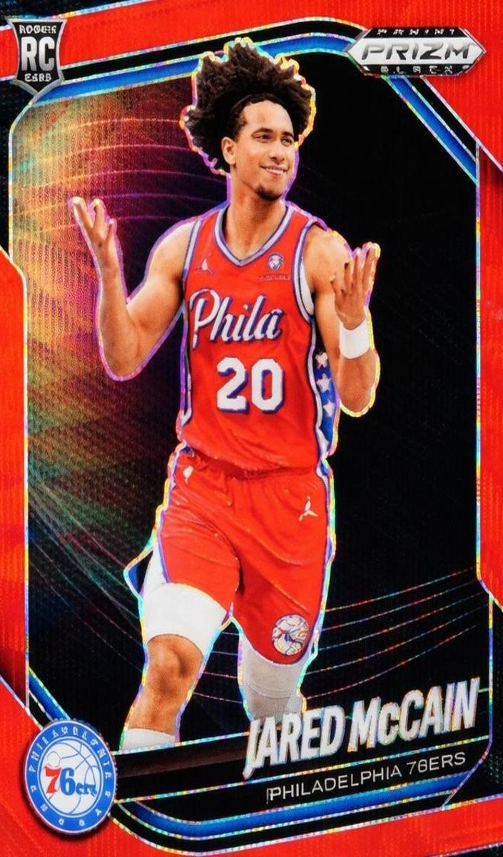 2024 Panini Prizm Black Basketball Ruby Wave Jared McCain #80 PSA 9