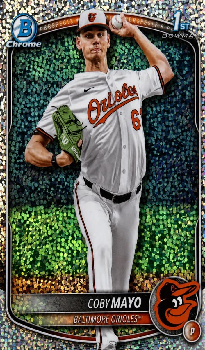 2025 Bowman Draft Chrome Baseball Sparkle Refractor Joseph Dzierwa #BDC-186