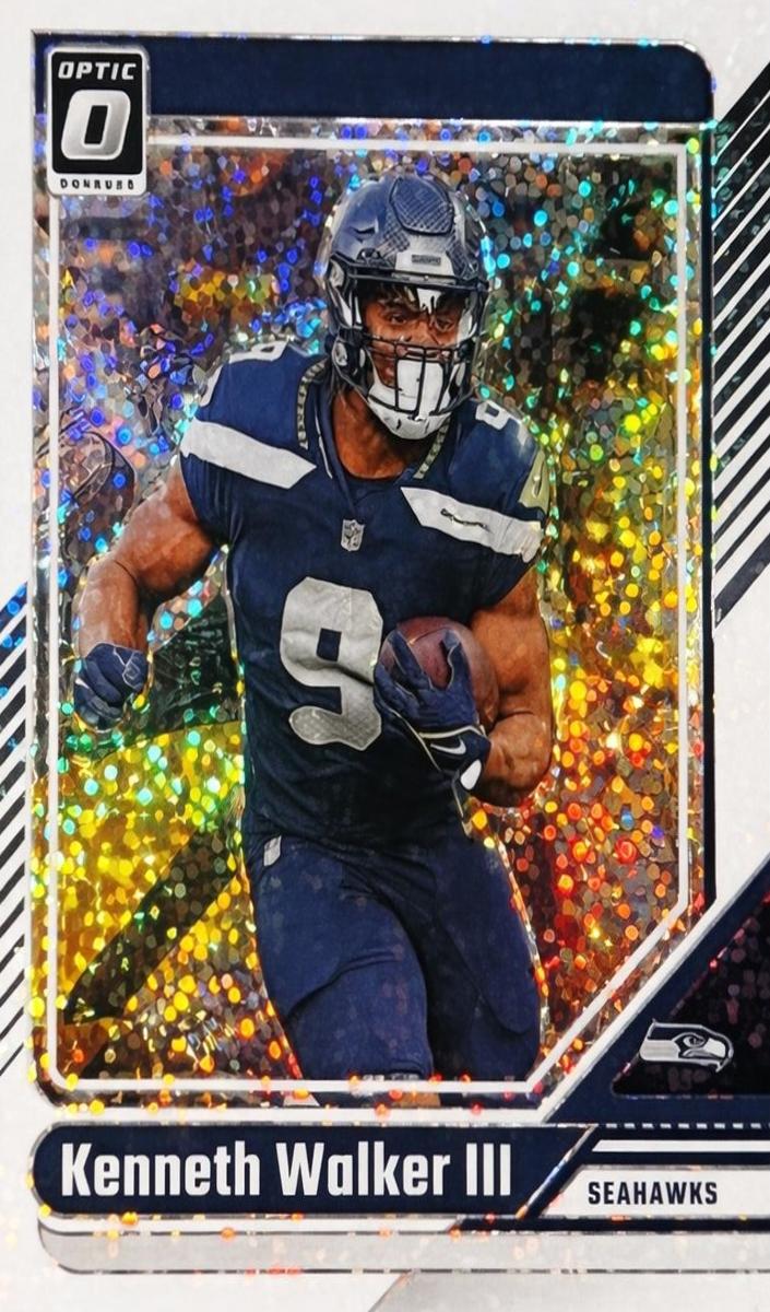 2024 Donruss Optic Football White Sparkle Kenneth Walker III #178