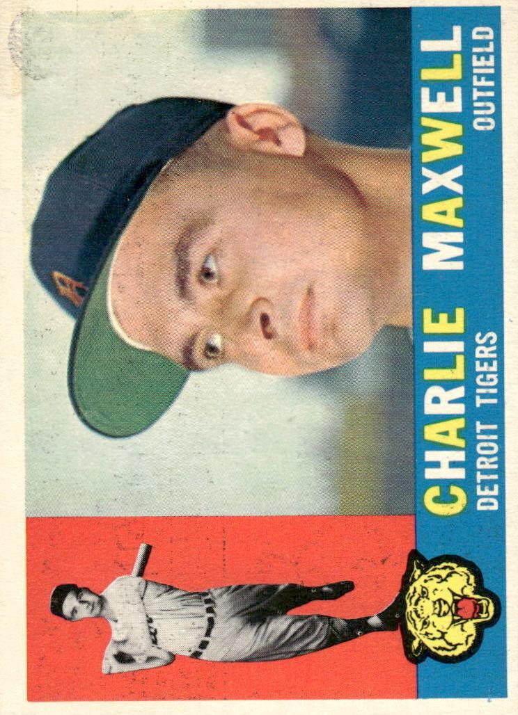 1960 Topps Baseball Charlie Maxwell #443