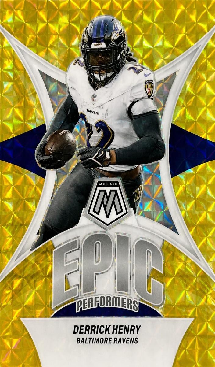 2024 Panini Mosaic Football Reactive Yellow Derrick Henry #EP-DH