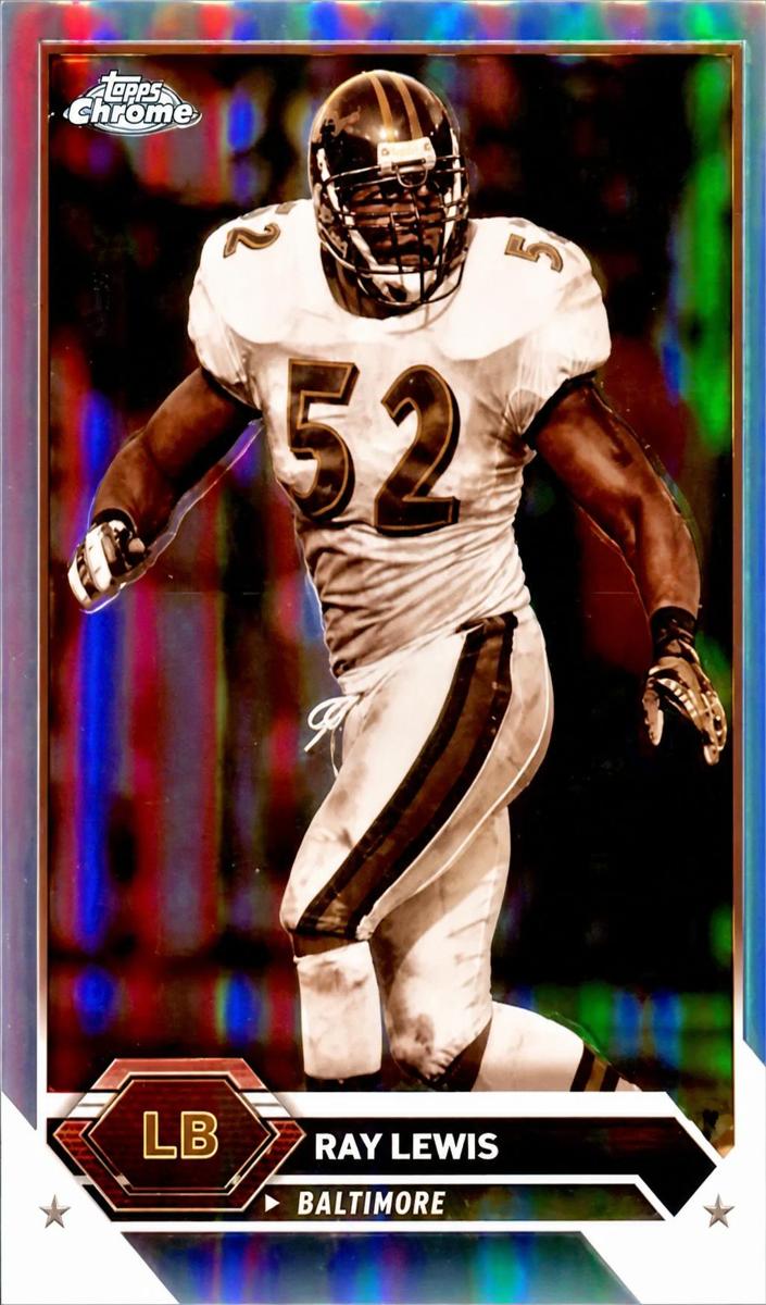 2023 Topps Composite Football Sepia Refractor Ray Lewis #20