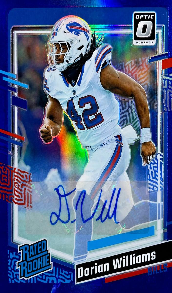 2023 Donruss Optic Football Blue Dorian Williams #212