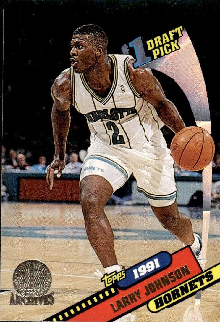 1992 Topps Archives Basketball Gold Larry Johnson #11