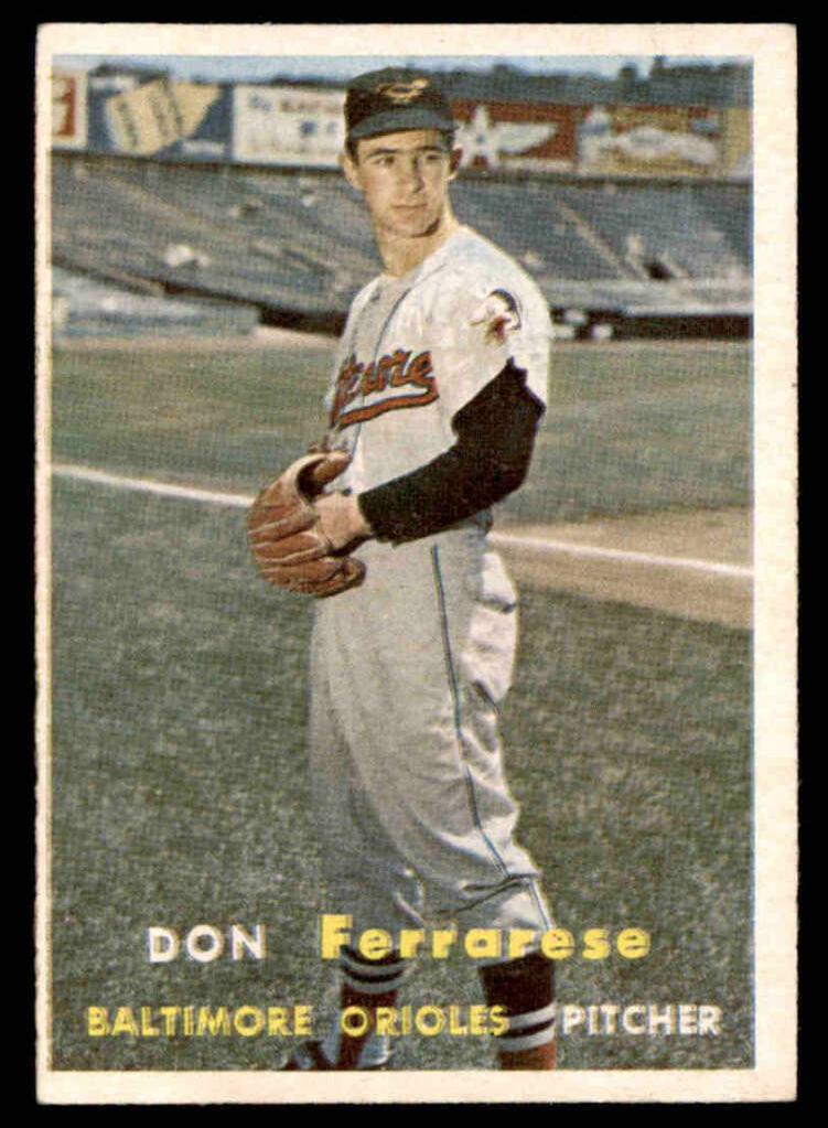 1957 Topps Baseball Don Ferrarese #146 PSA 6.5