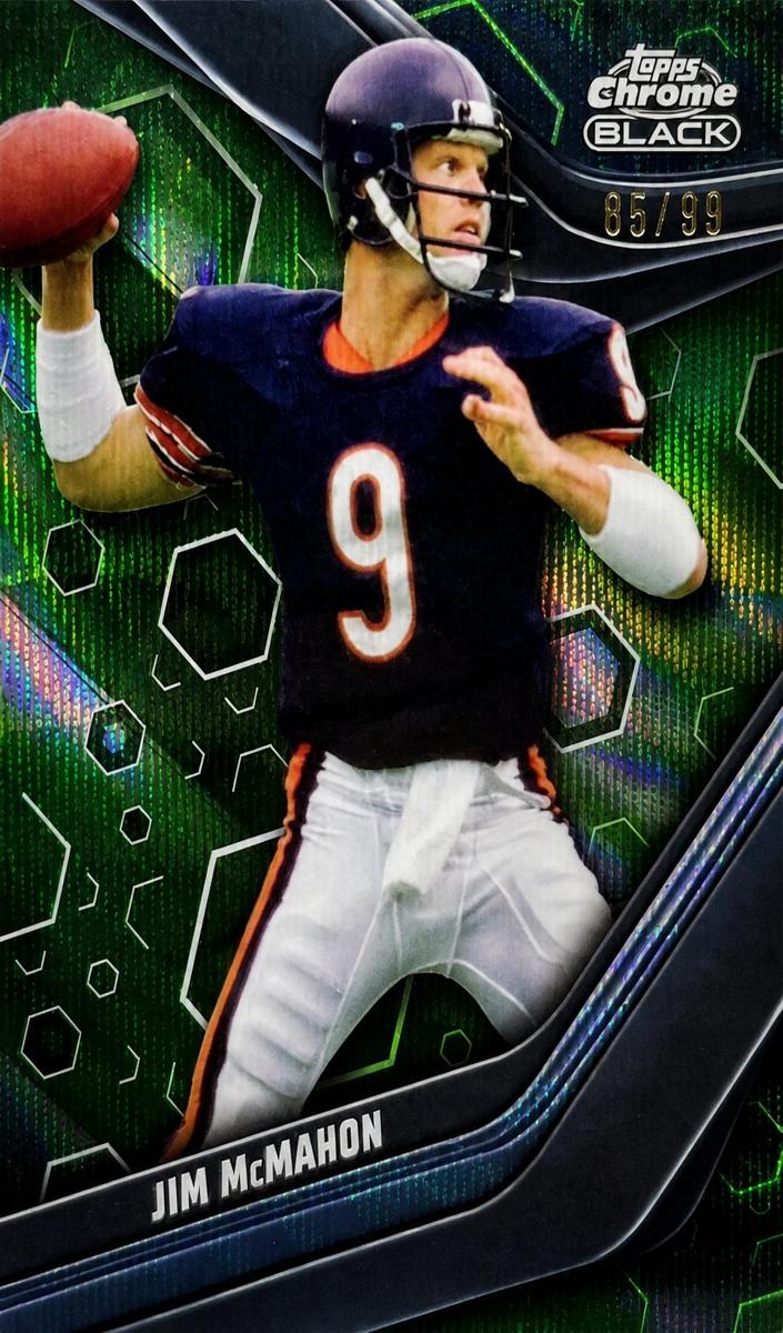 2023 Topps Composite Football Green Wave Refractor Jim McMahon #111