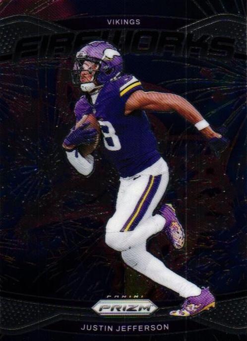 2024 Panini Prizm Football Justin Jefferson #8 PSA 9