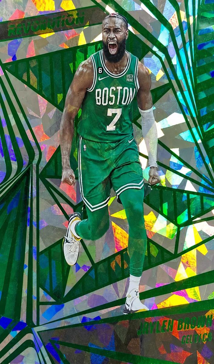2023 Panini Revolution Basketball Chinese New Year Emerald Jaylen Brown #72