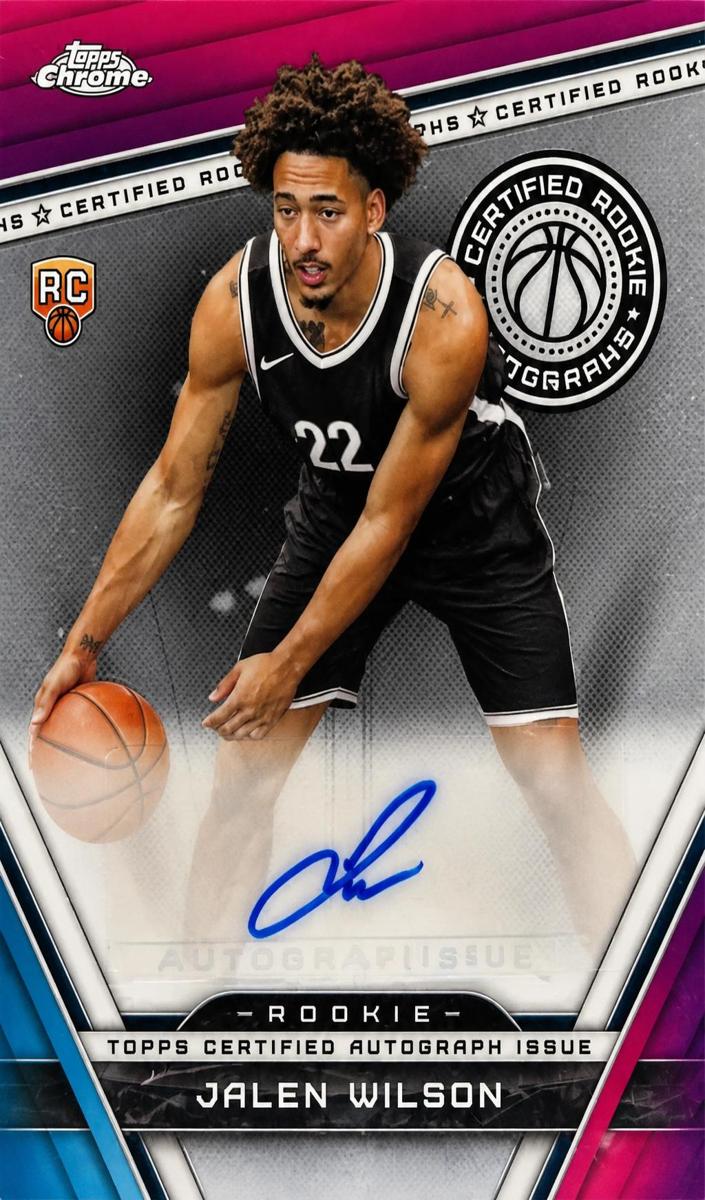 2023 Topps Chrome Basketball Jalen Wilson #CRA-JW PSA 9