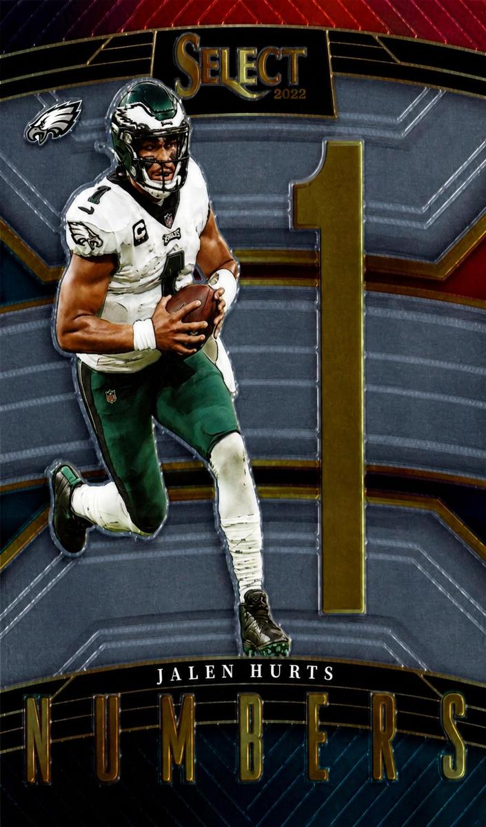2022 Panini Select Football Jalen Hurts #SN-6 PSA 8