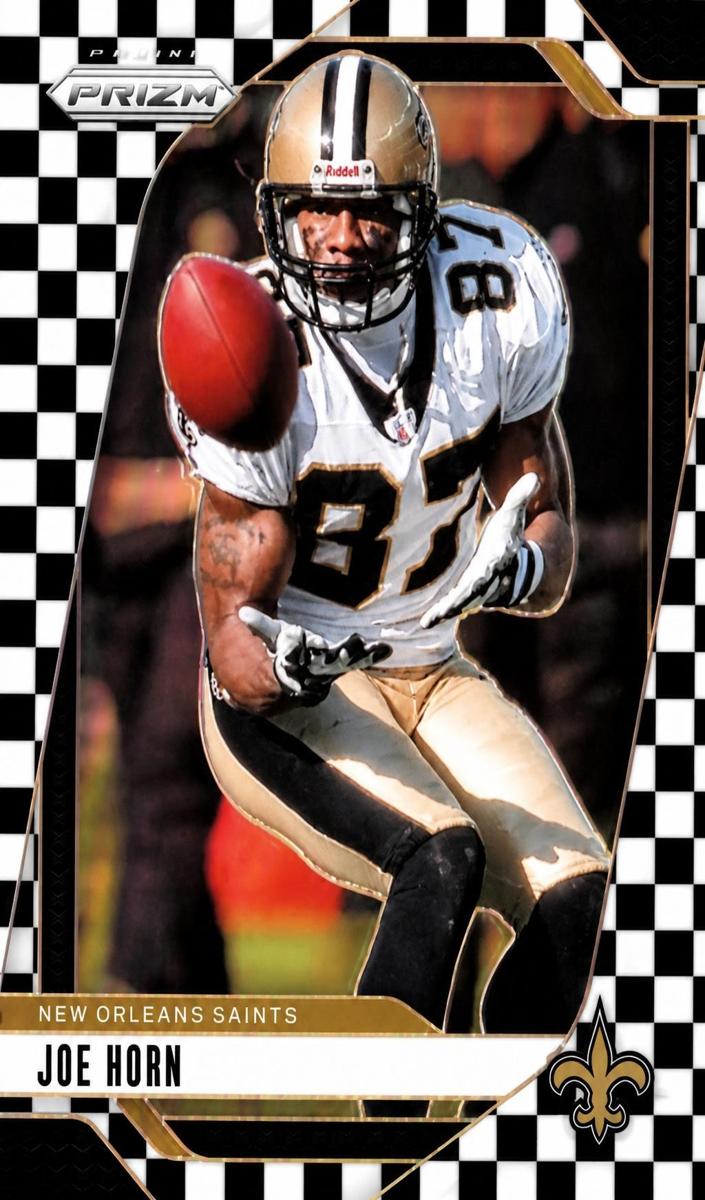 2024 Panini Prizm Football Black and White Checker Joe Horn #210 SGC 9.5