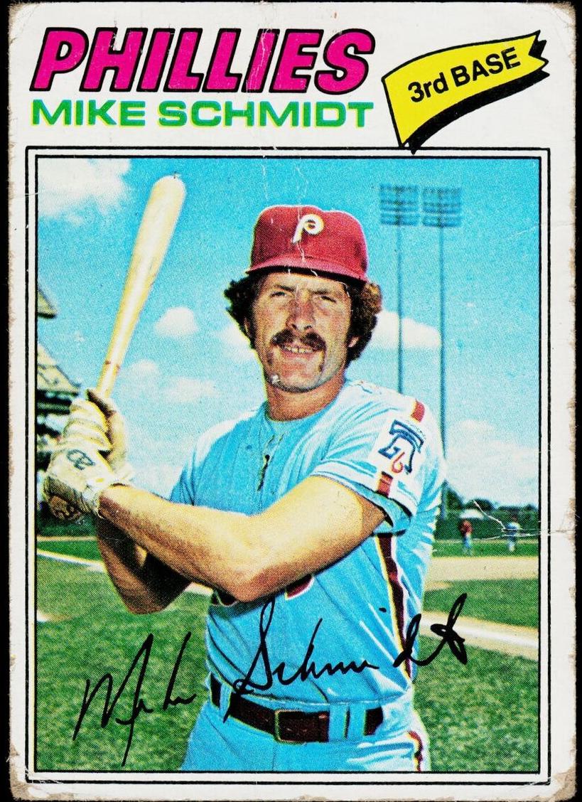 1977 Topps Baseball Mike Schmidt #140