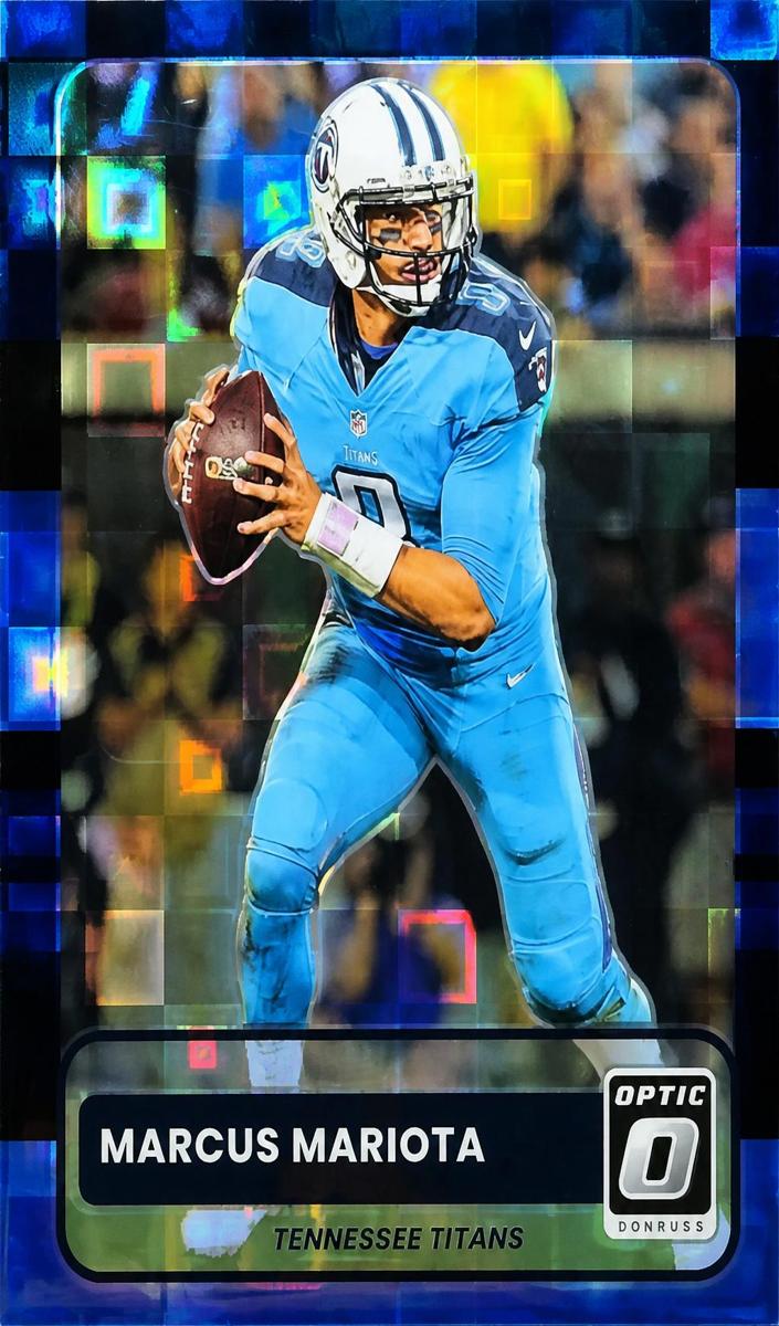 2025 Donruss Optic Football Black Pandora Marcus Mariota #21