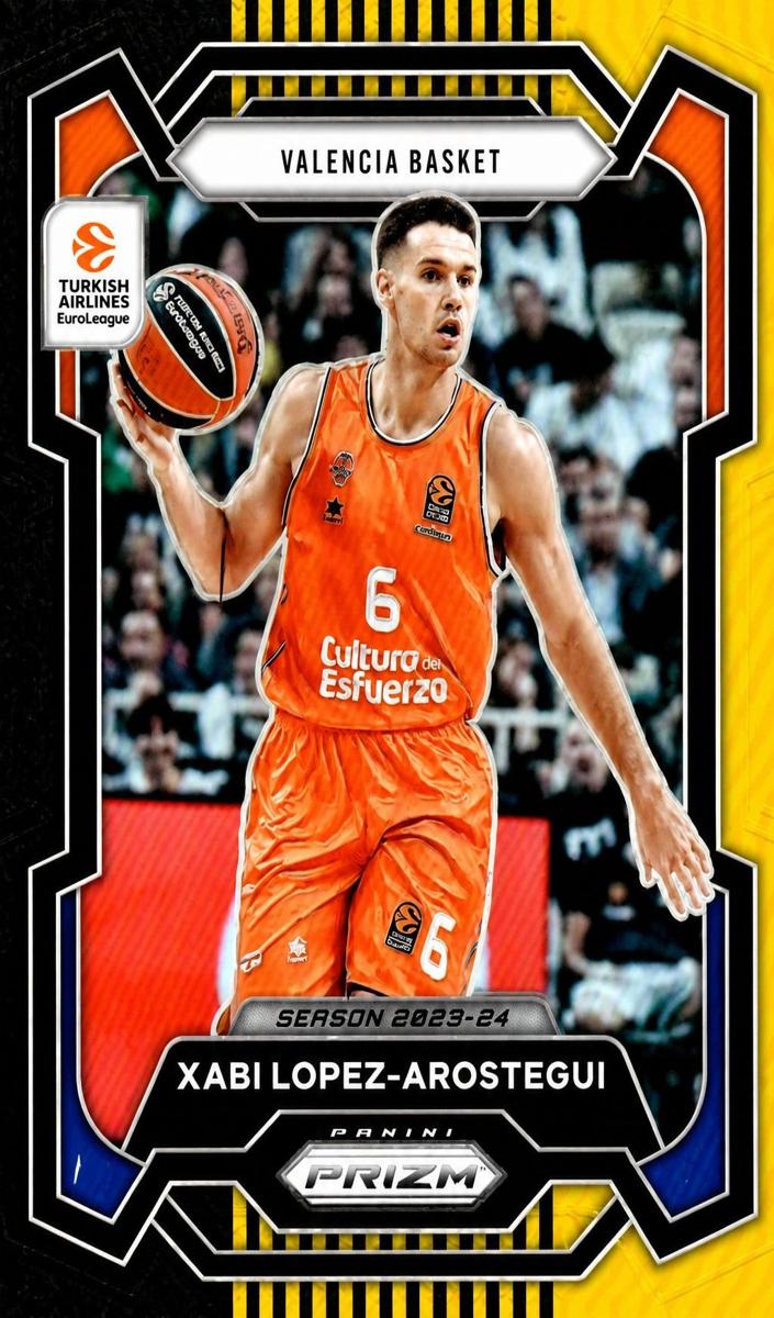 2023 Panini Prizm Turkish Airlines EuroLeague Basketball Black Gold Xabi Lopez-Arostegui #130