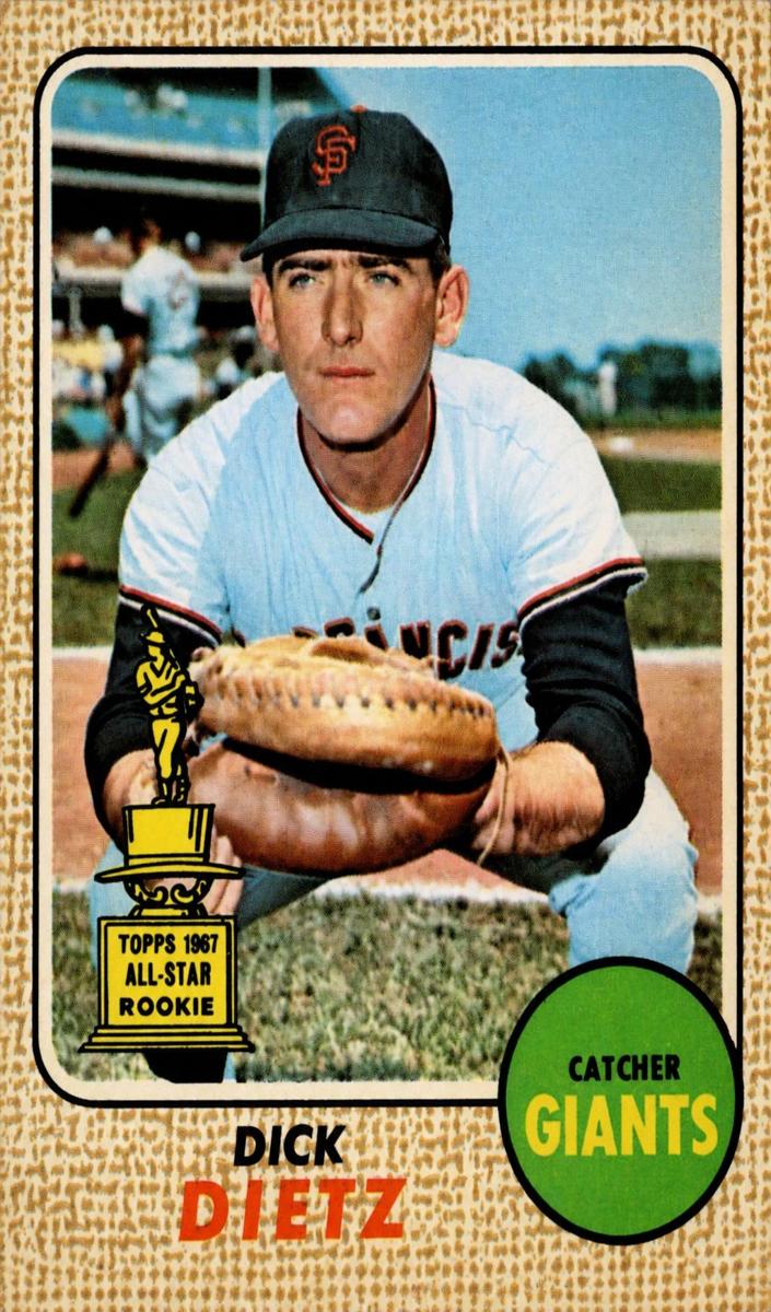 1968 O-Pee-Chee Baseball Dick Dietz #104