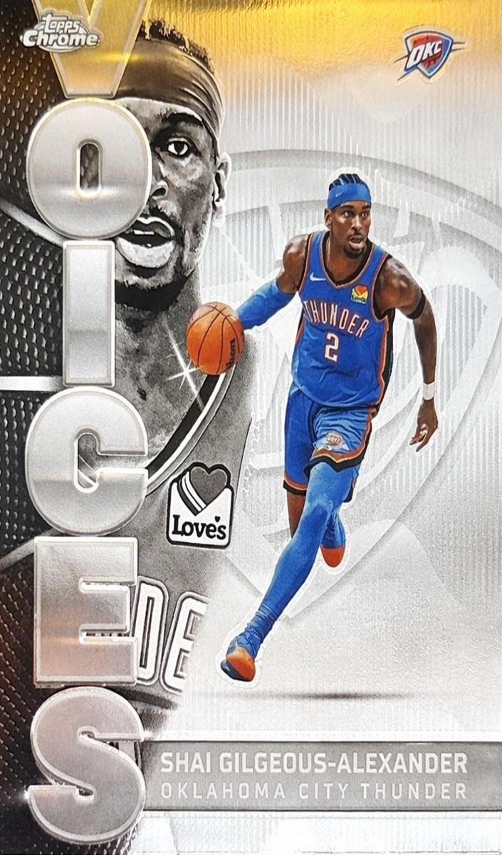 2025 Topps Chrome Basketball Shai Gilgeous-Alexander #VS-3