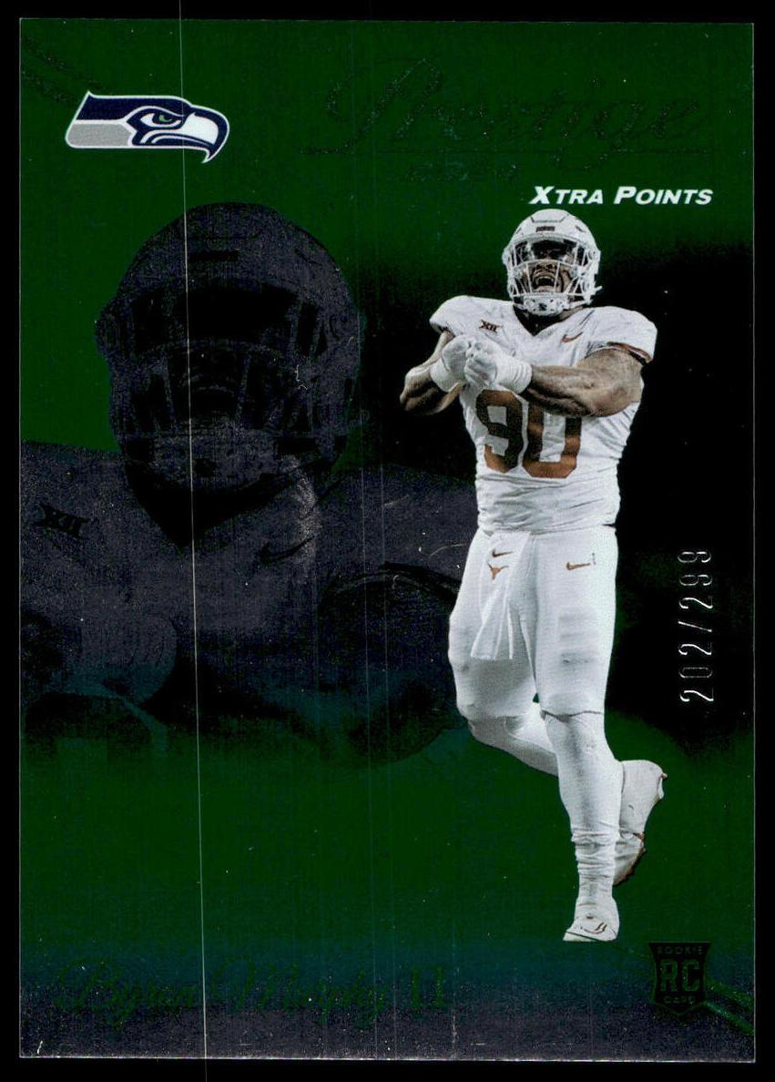 2024 Panini Prestige Football Green Xtra Points Byron Murphy II #319
