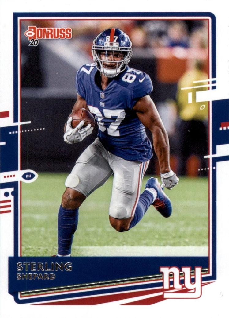 2020 Panini Donruss Football Aqueous Test Sterling Shepard #185