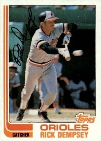1982 Topps Baseball Rick Dempsey #489