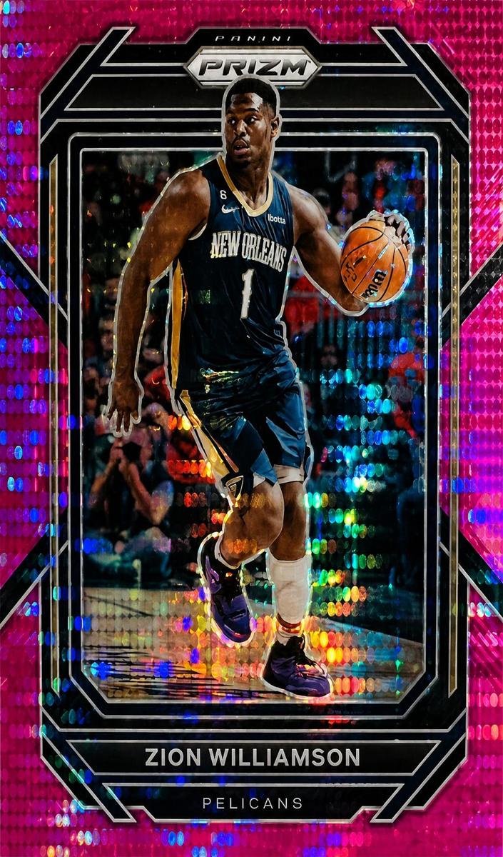 2022 Panini Prizm Basketball Pink Pulsar Zion Williamson #214