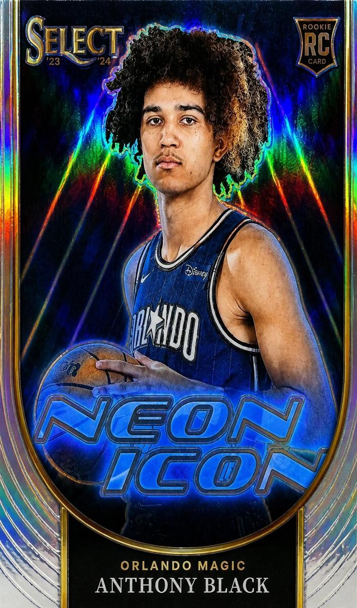 2023 Panini Select Basketball Silver Anthony Black #22