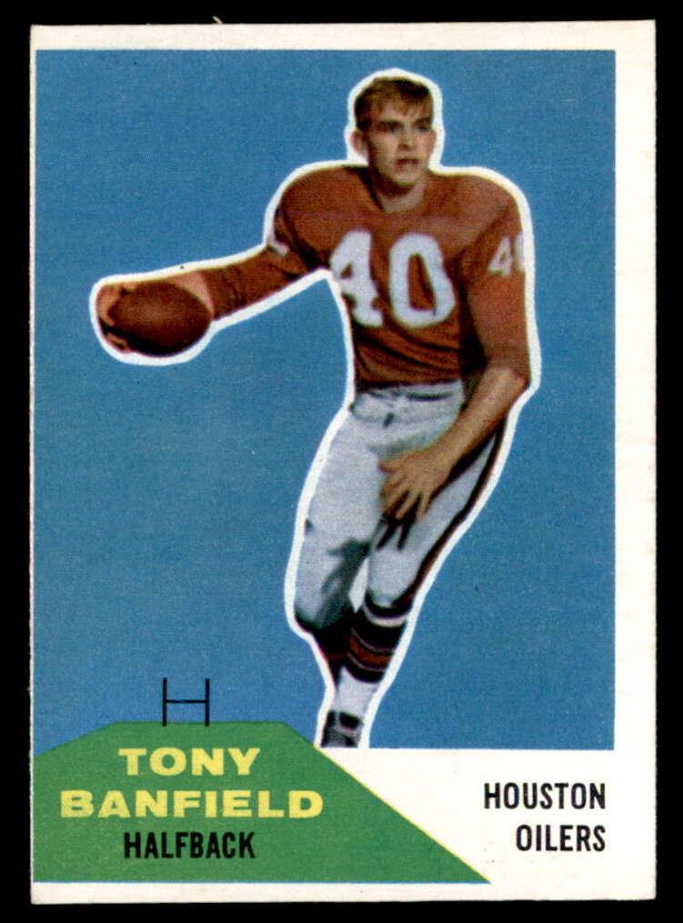 1960 Fleer Football Tony Banfield #45