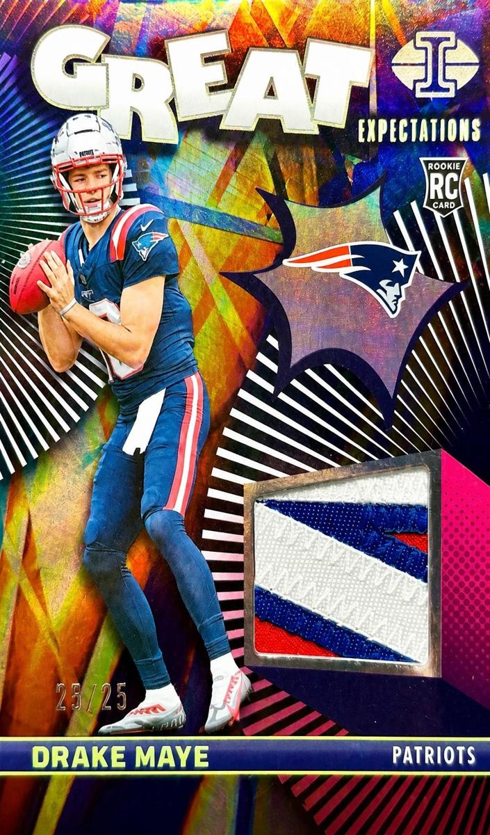 2024 Panini Illusions Football Gold Drake Maye #GE-DME