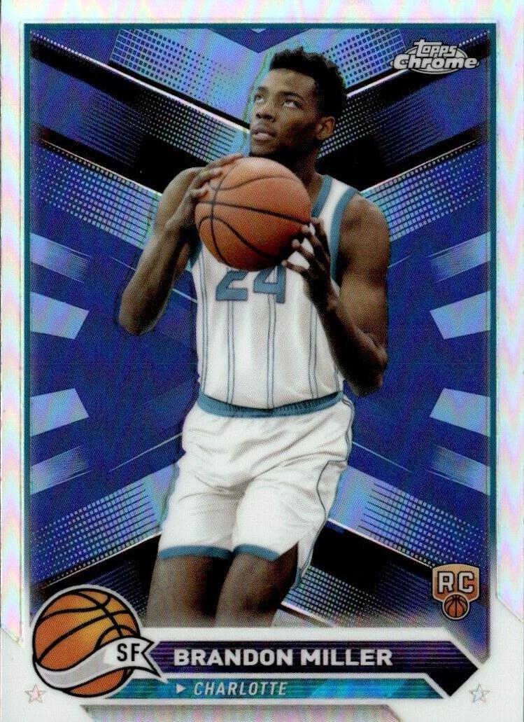 2023 Topps Chrome Basketball Refractor Brandon Miller #127 PSA 10