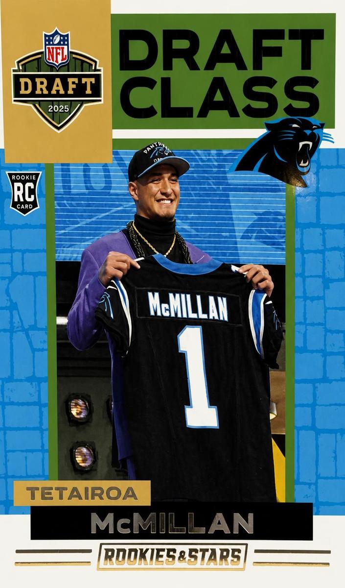 2025 Panini Rookies & Stars Football Tetairoa McMillan #10