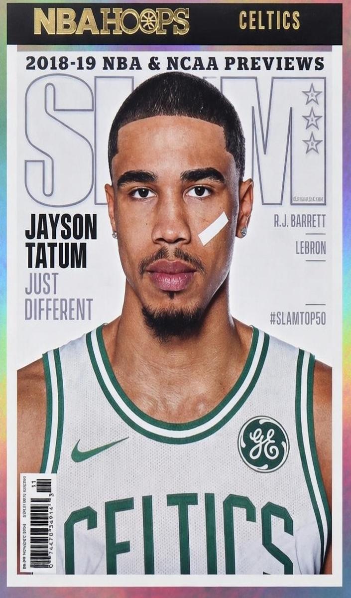 2021 Panini Hoops Basketball Holo Jayson Tatum #218 PSA 10
