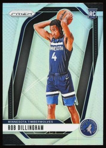 2024 Panini Prizm Basketball Silver Rob Dillingham #250 PSA 9