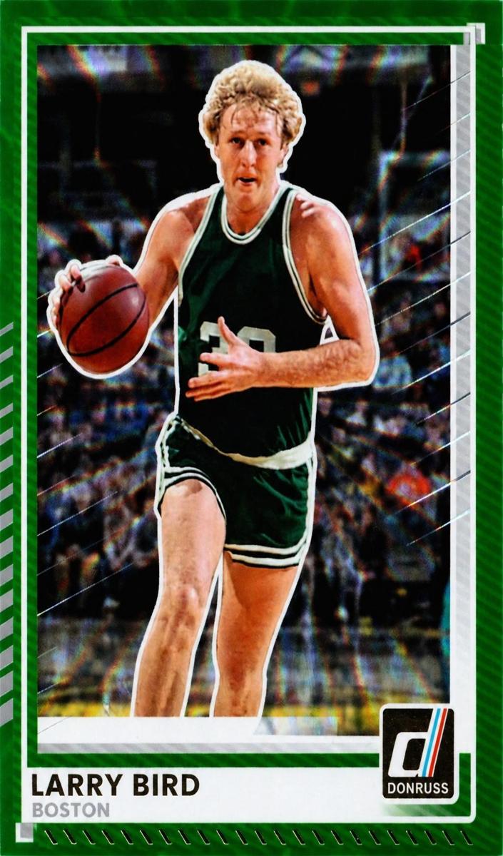2025 Panini Donruss Basketball Holo Green Laser Larry Bird #140