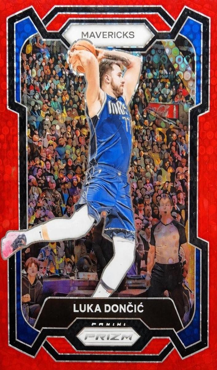 2023 Panini Prizm Basketball Fast Break Red Luka Doncic #110
