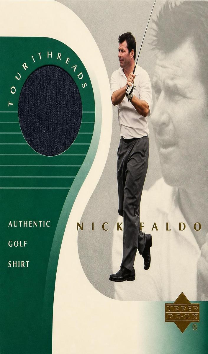 2001 Upper Deck Golf Nick Faldo #TT-NF PSA 8