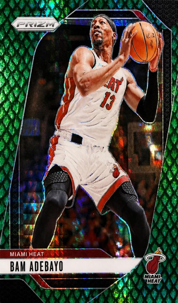 2024 Panini Prizm Basketball Jade Dragon Scale Bam Adebayo #97