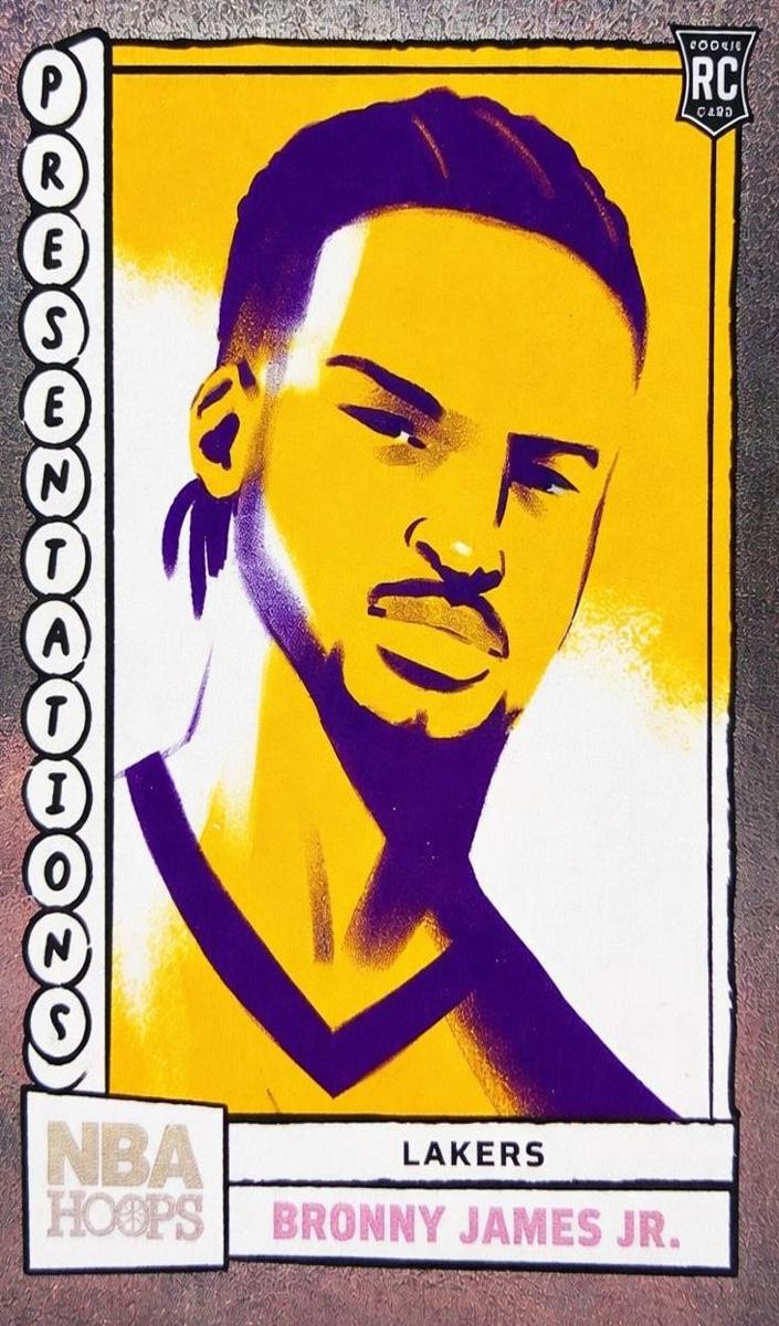 2024 Panini Hoops Basketball Bronny James Jr. #20 PSA 9