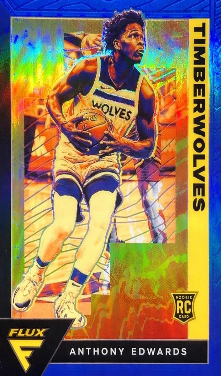 2020 Panini Flux Basketball Light Blue Anthony Edwards #202