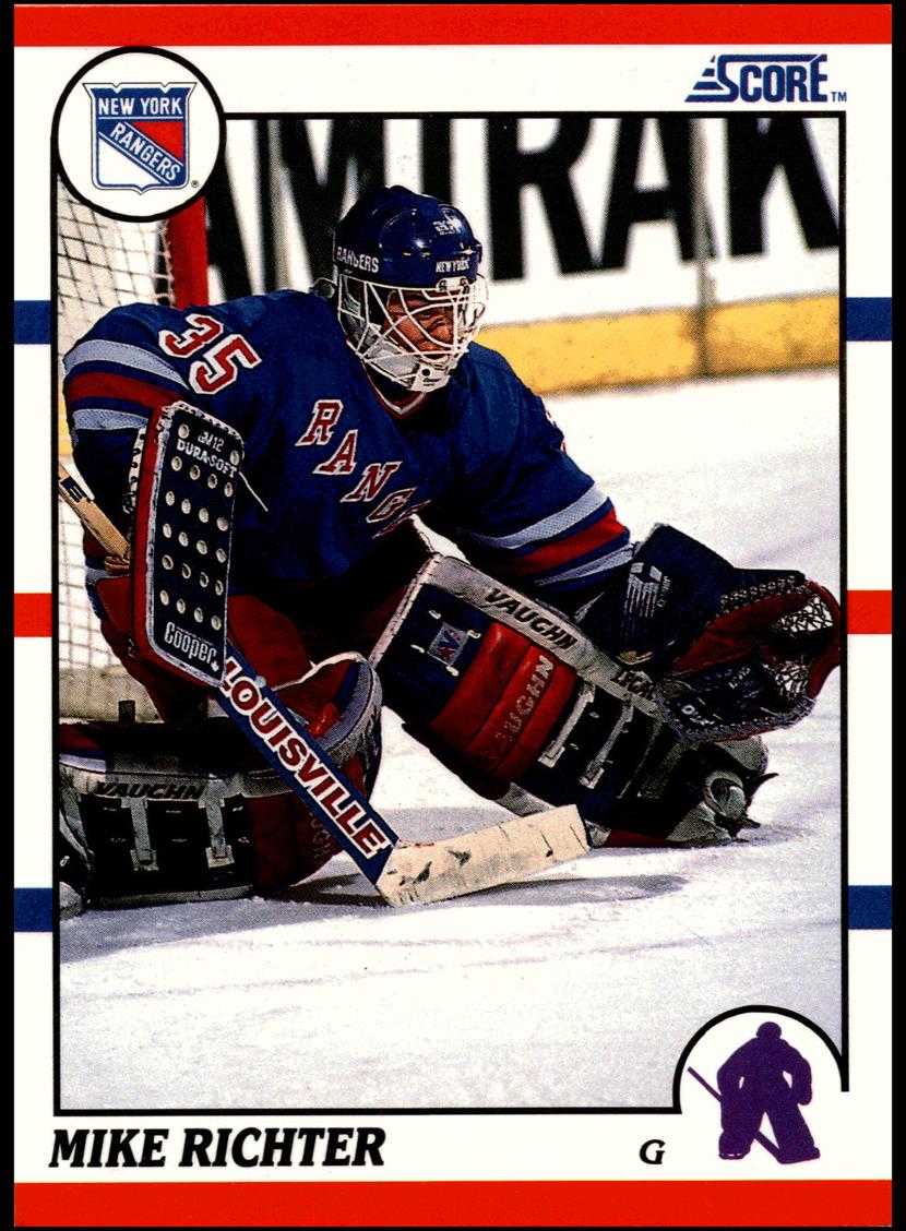 1990 Score Hockey Mike Richter #74