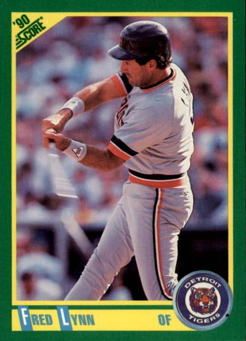1990 Score Baseball Fred Lynn #131