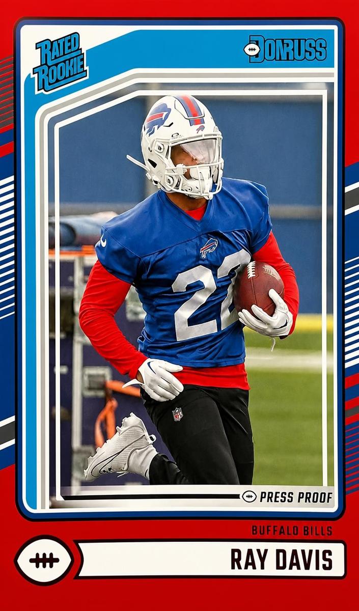2024 Panini Donruss Football Press Proof Red Ray Davis #316