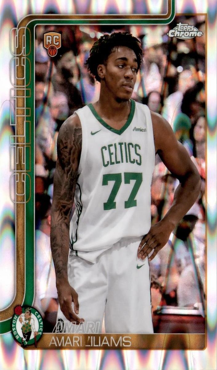 2025 Topps Chrome Basketball RayWave Refractor Amari Williams #297