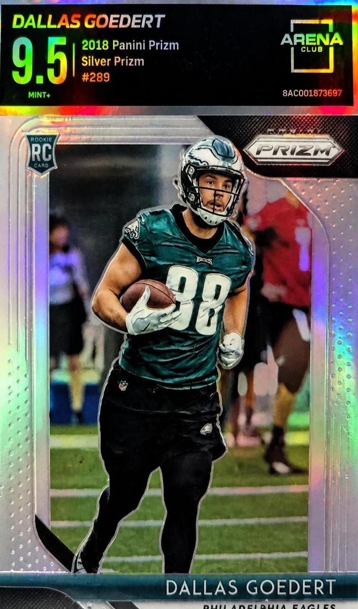 2018 Panini Prizm Basketball Silver Prizm Dallas Goedert #299