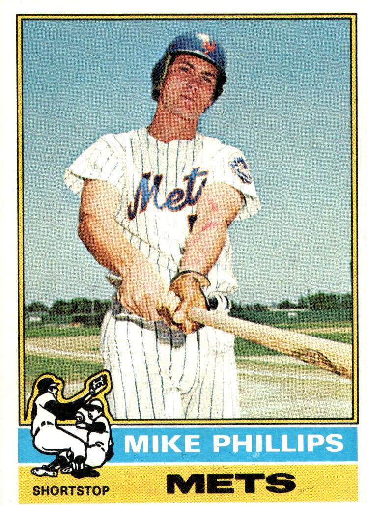 1976 Topps Baseball Mike Phillips #93
