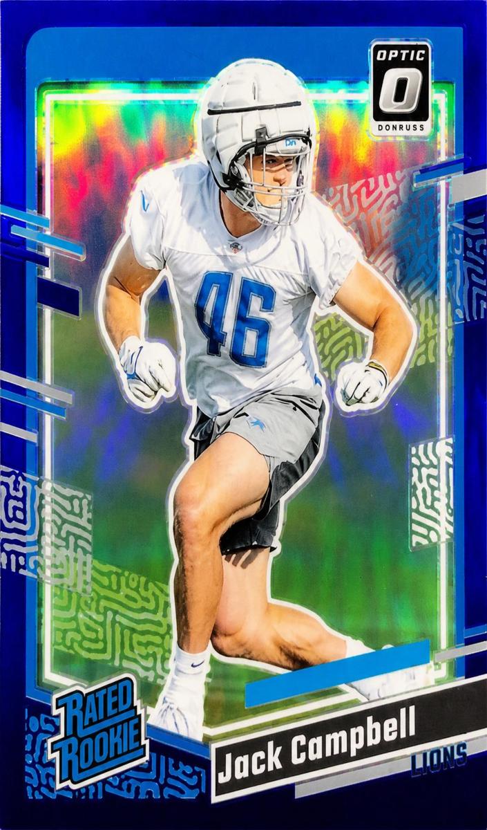 2023 Panini Donruss Football Purple Jack Campbell #330