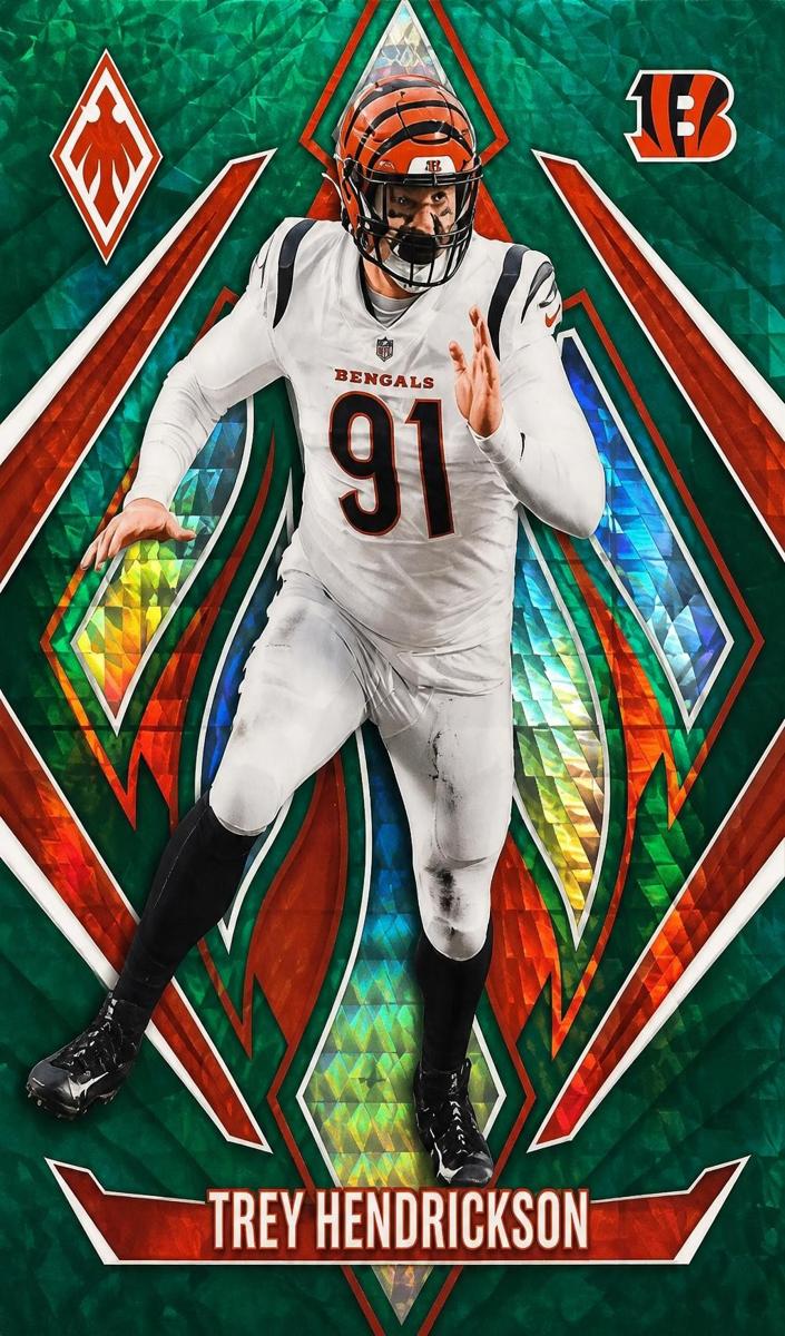 2024 Panini Phoenix Football Green Hyper Trey Hendrickson #138