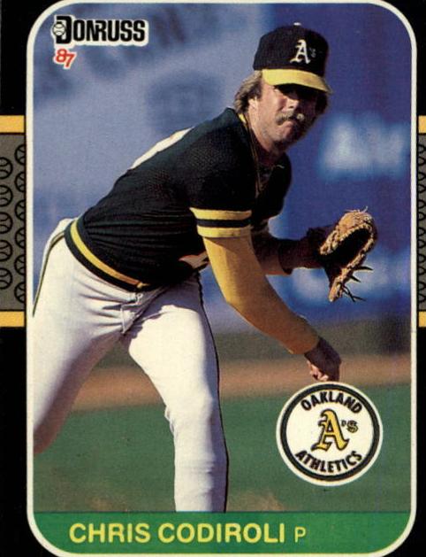 1987 Donruss Baseball Chris Codiroli #226 PSA 10