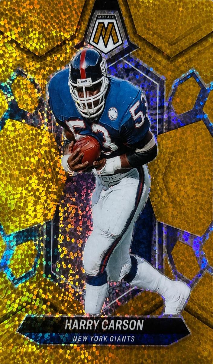 2024 Panini Mosaic Football Gold Sparkle Harry Carson #234