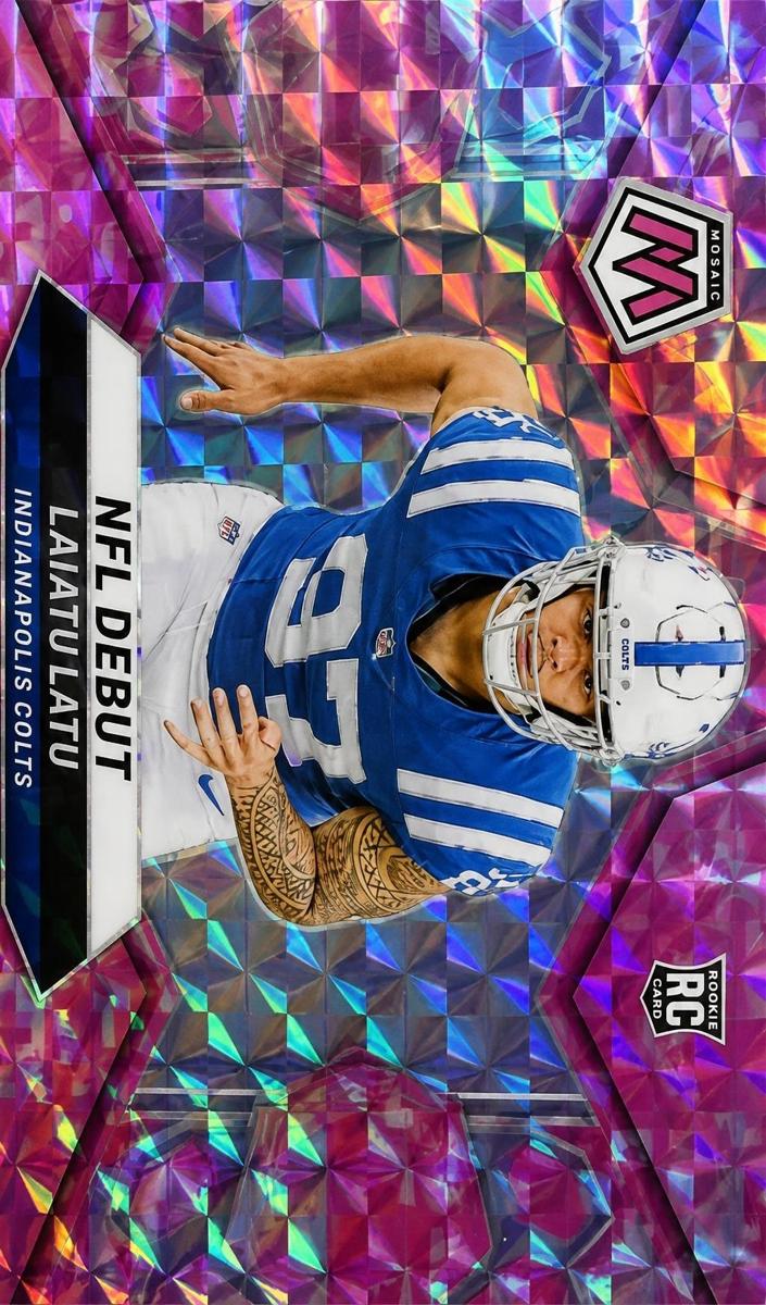 2024 Panini Mosaic Football Camo Pink Laiatu Latu #290