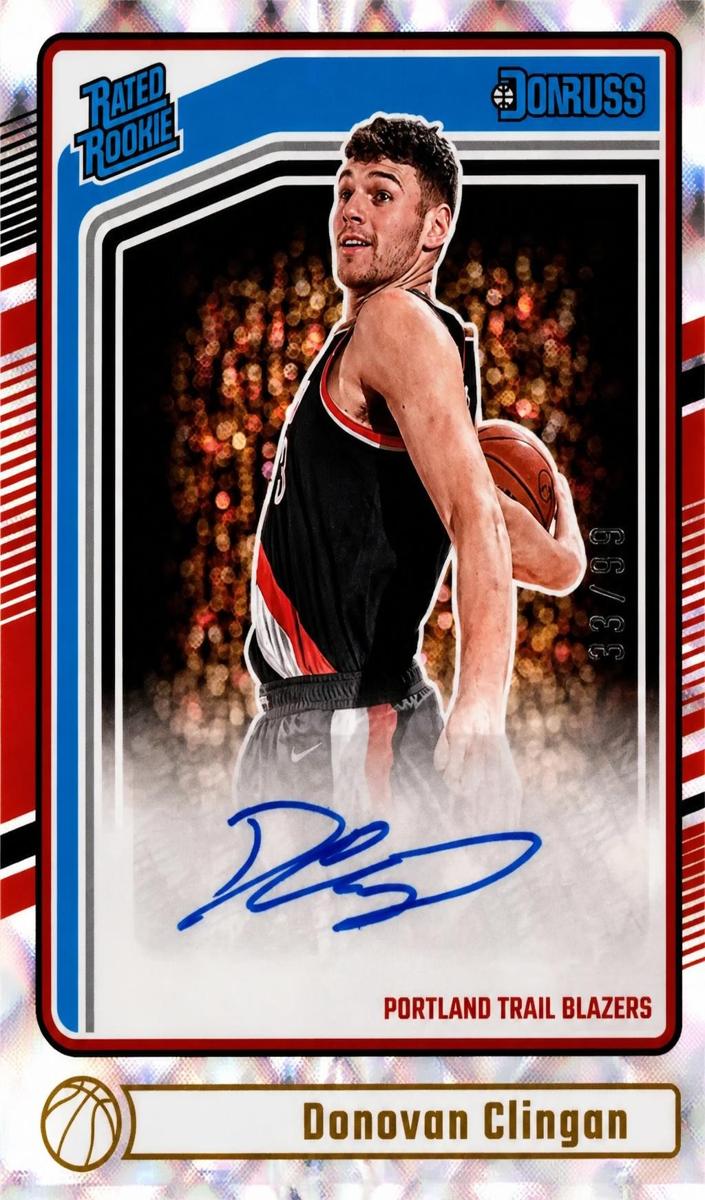 2024 Panini Donruss Basketball Holo Frame Donovan Clingan #253